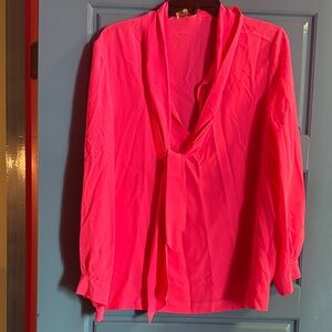 Vibrant Pink Women's Blouse Kate Spade 12